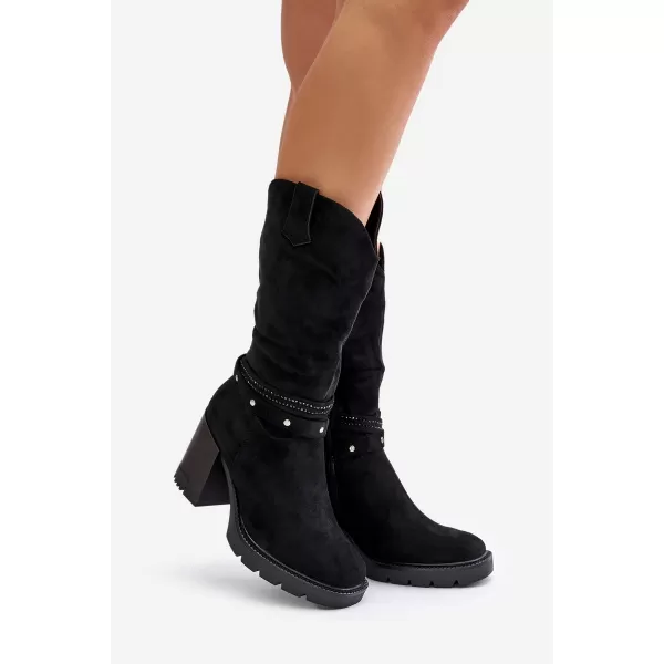  Damenstiefel BOTO IVANELIS 33638 SCHWARZ 