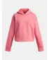 Sweatshirt für Mädchen UNDER ARMOUR UA RIVAL FLEECE HOODIE 1379517-600 ROSA