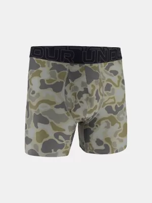 Herren-Boxershorts UNDER ARMOUR UA PERFORMANCE TECH - PRINT 6IN - 1PK 1383875-069 TITAN