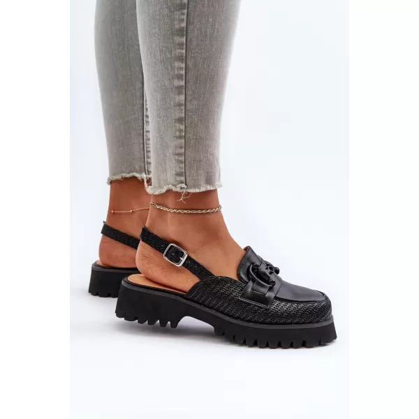  Damensandalen D&A MR38-656 SCHWARZ 