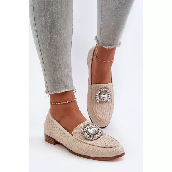  Damenmokassins D&A MR38-676 BEIGE 