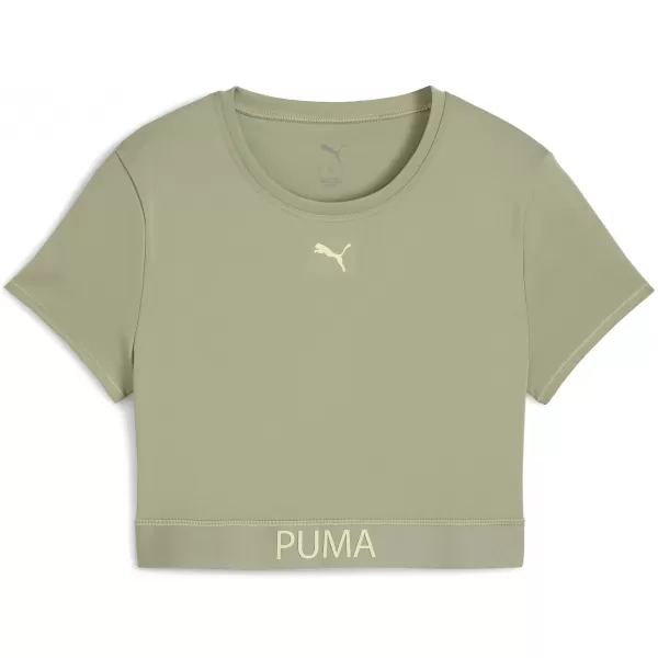  Damen-T-Shirt PUMA W STRONG TEE - SHORT 526805-82 LUX-ARMEE 