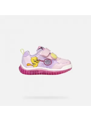Mädchen-Sneaker GEOX LIGHTYLOO B6561B0HH11C8020 ROSA