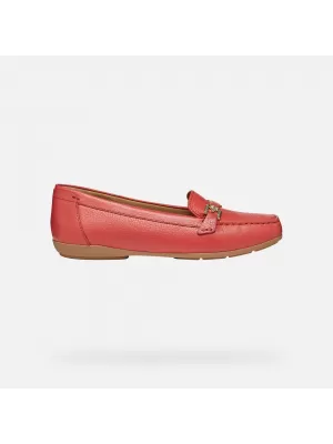 Damenmokassins GEOX ANNYTAH MOC G012826 ROT
