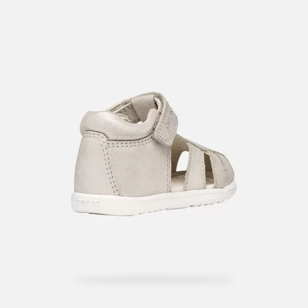  Erste Schritte für Mädchen GEOX SANDAL MACCHIA B654WA0MAEWC0262 GRAU 