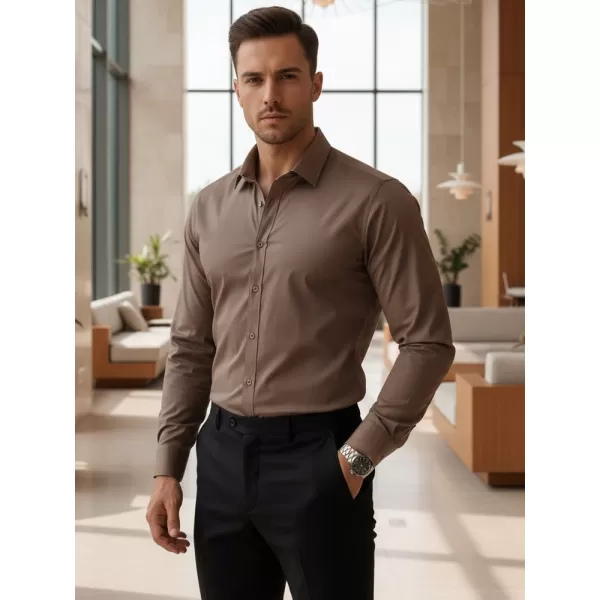  Herrenhemd DSTREET DX2684 BRAUN 
