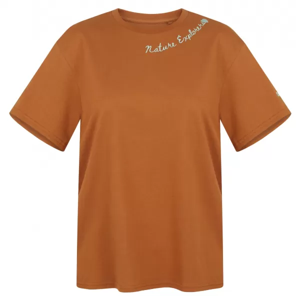 Damen-T-Shirt HUSKY TEE NATURE L BRAUN 