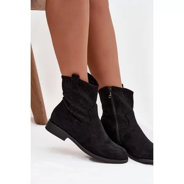  Damenschuhe S.BARSKI HY52-530 SCHWARZ 