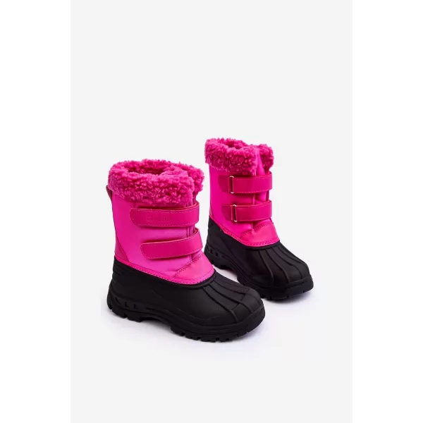  Kinder-Winterschuhe BIG STAR MM374112 FUCHSIA/SCHWARZ Big Star Shoes 