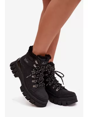 Winterstiefel für Damen LEE COOPER LCJ-25-31-3911 SCHWARZ