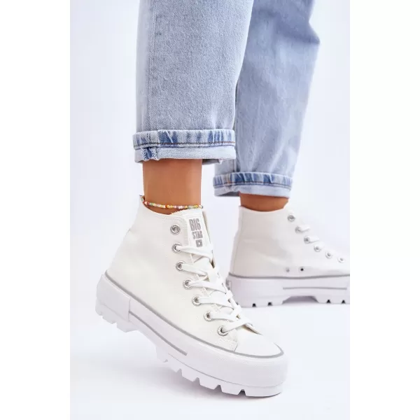  Damen-Sneaker BIG STAR LL274156 WEISS Big Star Shoes 