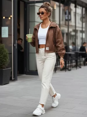 Damenjacke DSTREET TY4234 KARAMELL
