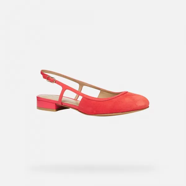  Ballerinas für Damen GEOX VIRNILISA B G012911 ROT 