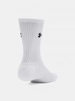 Socken UNDER ARMOUR PERFORMANCE COTTON 3P CRW 6009685-100 WEIß
