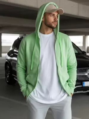 Herren-Sweatshirt DSTREET BX5230 HELLGRÜN