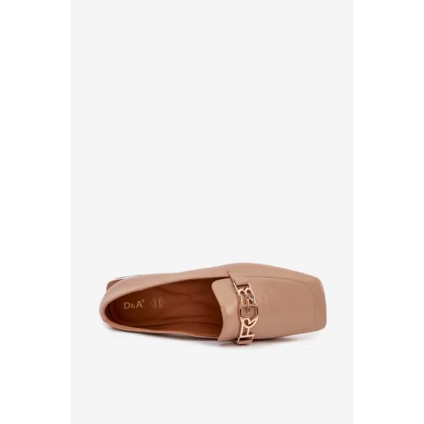  Damenmokassins D&A CR61-3125 BEIGE 