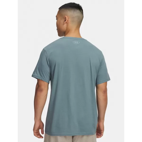  Herren-T-Shirt UNDER ARMOUR UA GL FOUNDATION UPDATE SS 1382915-587 BLAU 