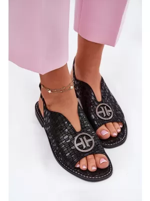 Damensandalen S.BARSKI KV51-094 SCHWARZ