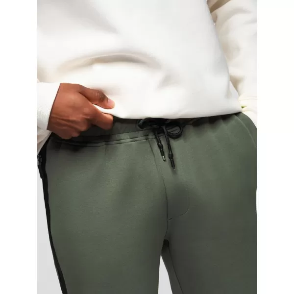  Herren-Jogginghose OMBRE OM-PASK-0281 DUNKLES OLIVGRÜN 