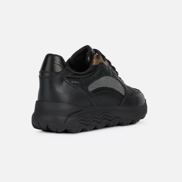  Damen-Sneaker GEOX SPHERICA G011635 SCHWARZ 