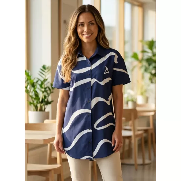  Premium-Shirt für Damen ALTISPORT VOJ/ALW088KOS01 DUNKELBLAU 
