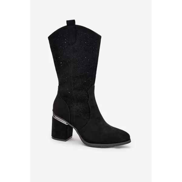  Damenstiefel S.BARSKI HY51-238 SCHWARZ 