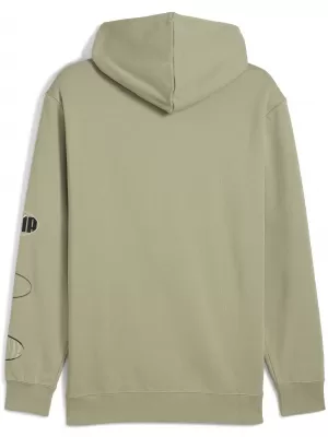 Herren-Sweatshirt PUMA ESS LOGO LAB HOODIE 688180-82 LUX-ARMEE