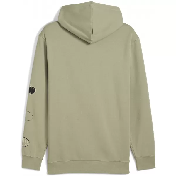  Herren-Sweatshirt PUMA ESS LOGO LAB HOODIE 688180-82 LUX-ARMEE 