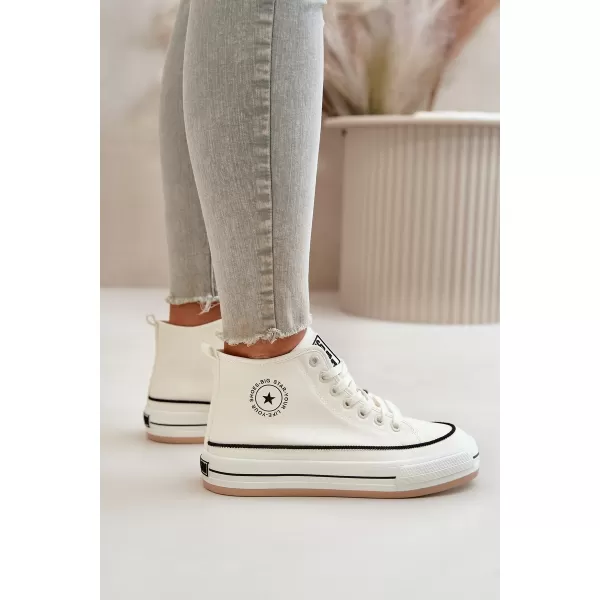 Damen-Sneaker BIG STAR OO274061 WEISS Big Star Shoes 