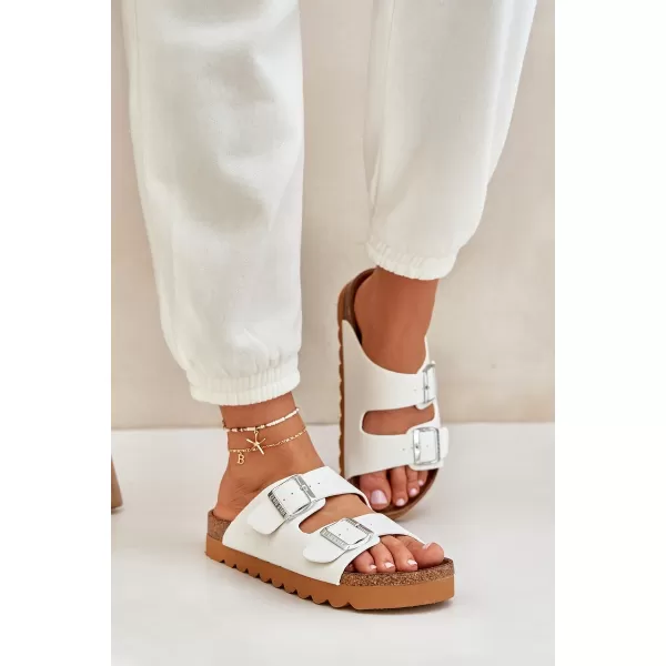  Damenhausschuhe BIG STAR LL274480 WEISS Big Star Shoes 