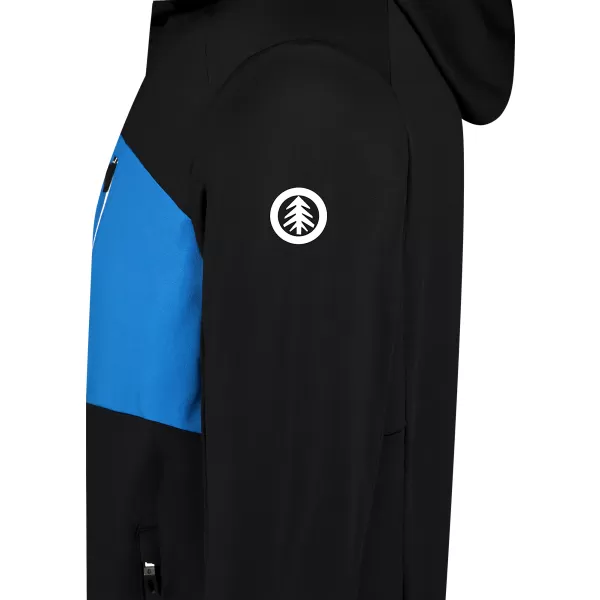  Powerfleece-Sweatshirt für Herren NORDBLANC BRACKEN NBWFM8286 SCHWARZ 