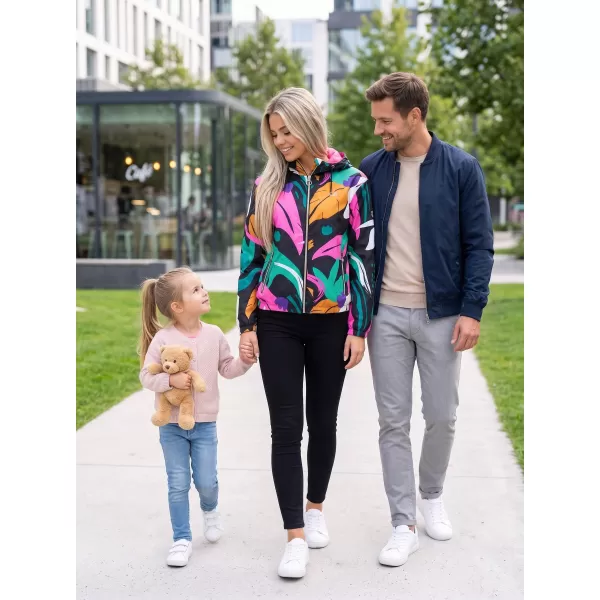  Damenjacke ALTISPORT HELSIE SCHWARZES MUSTER 