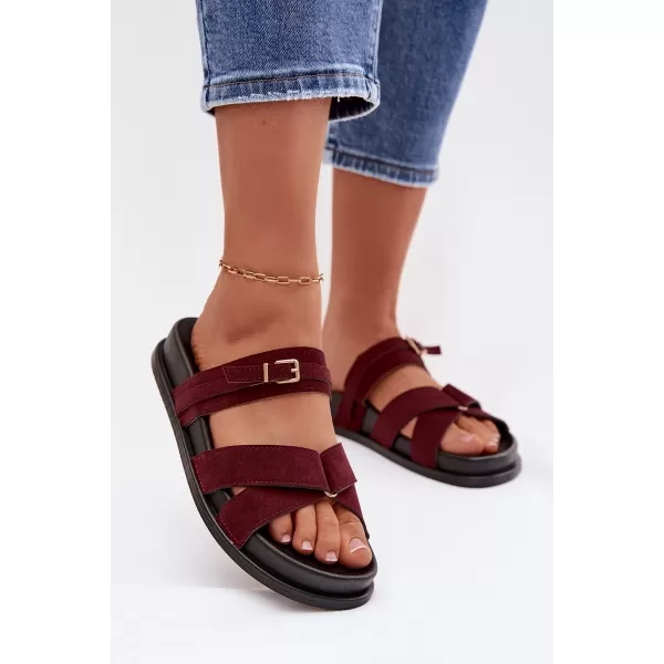  Damenhausschuhe BOTO SELORINA 41592 BURGUND 