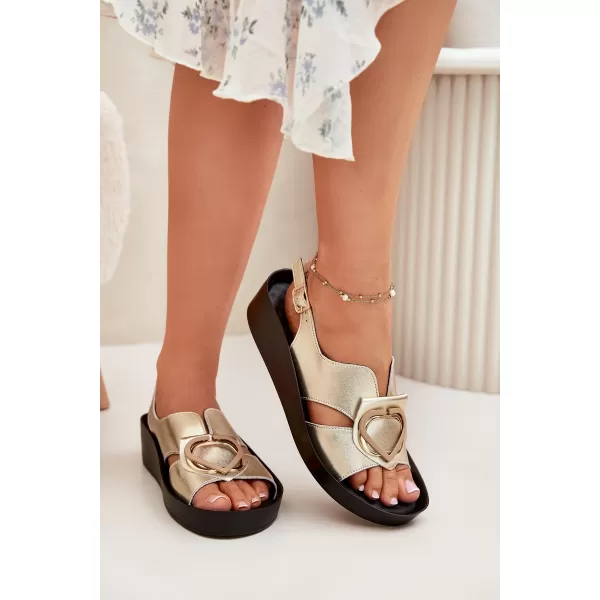  Damensandalen S.BARSKI KV51-031 GOLD 