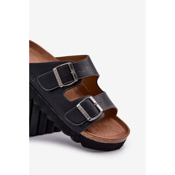  Herrenhausschuhe BIG STAR NN174531 SCHWARZ Big Star Shoes 