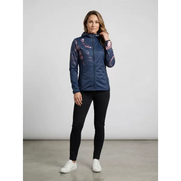  Premium-Softshelljacke für Damen ALTISPORT VOJ/ALW064JACK01 BLAU ROSA 