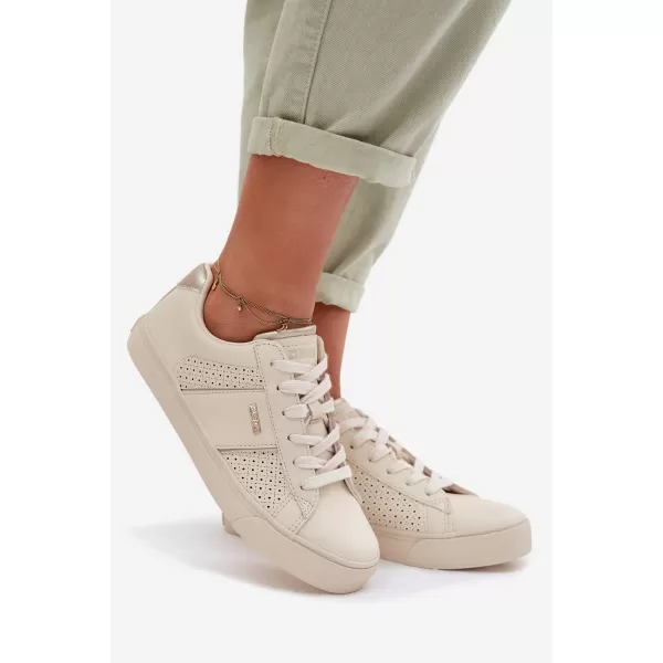  Damen-Sneaker BIG STAR TT274292 BEIGE Big Star Shoes 