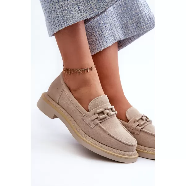  Damenmokassins S.BARSKI HX52-222 BEIGE 