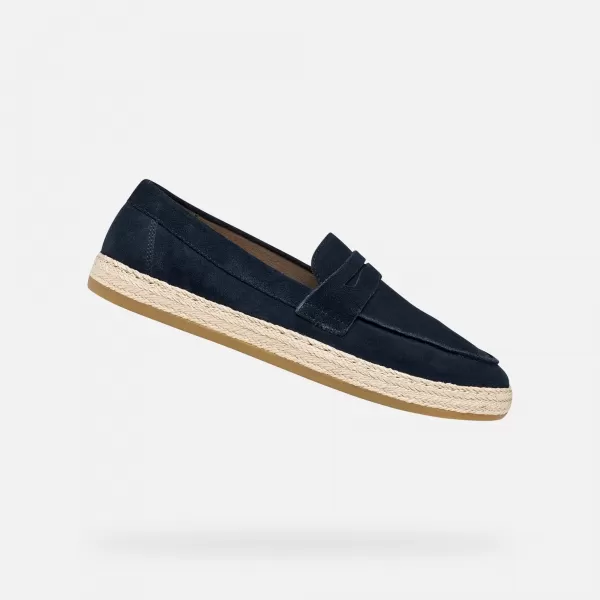  Herrenmokassins GEOX PANTELLERIA G014528 DUNKELBLAU 