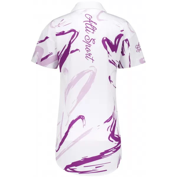  Premium-Shirt für Damen ALTISPORT VOJ/ALW049KOS01 WEIß/LILA 
