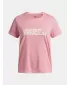Mädchen-T-Shirt UNDER ARMOUR TECH TWIST WDMK LOGO SS 6007134-600 ROSA