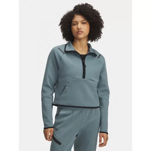  Damen-Sweatshirt UNDER ARMOUR UNSTOPPABLE FLC HZ 6003671-587 BLAU 