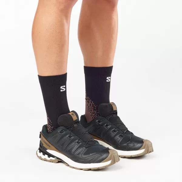  Herrenschuhe SALOMON XA PRO 3D V9 GTX LIFELONG M L47963800 SCHWARZ/KOJOTENBRAUN/VANILLEEIS 