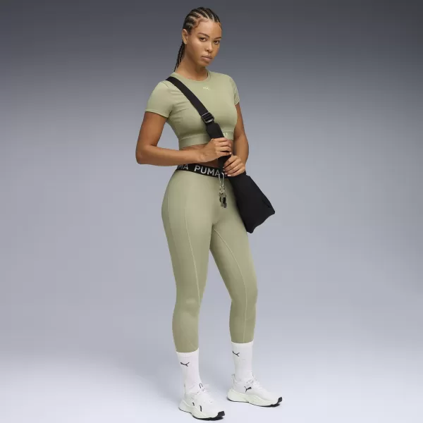  Damen-T-Shirt PUMA W STRONG TEE - SHORT 526805-82 LUX-ARMEE 