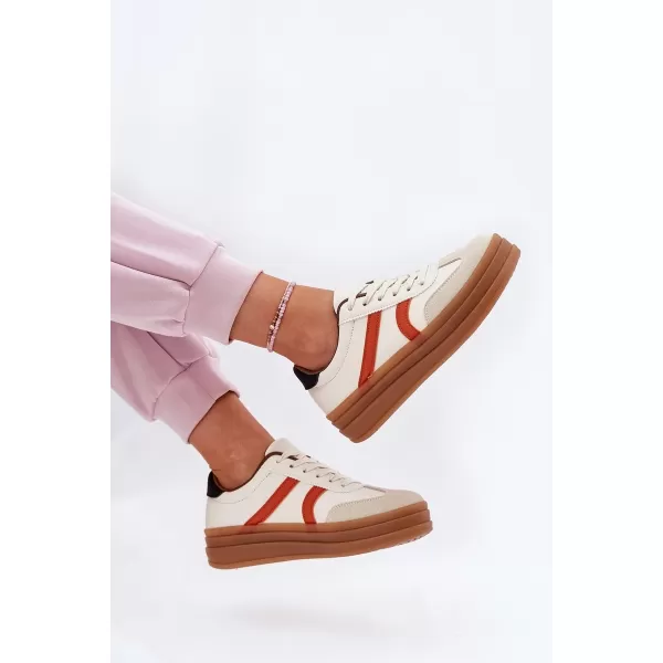  Damen-Sneaker EVENTO TOLIANNA BEIGE/ORANGE 