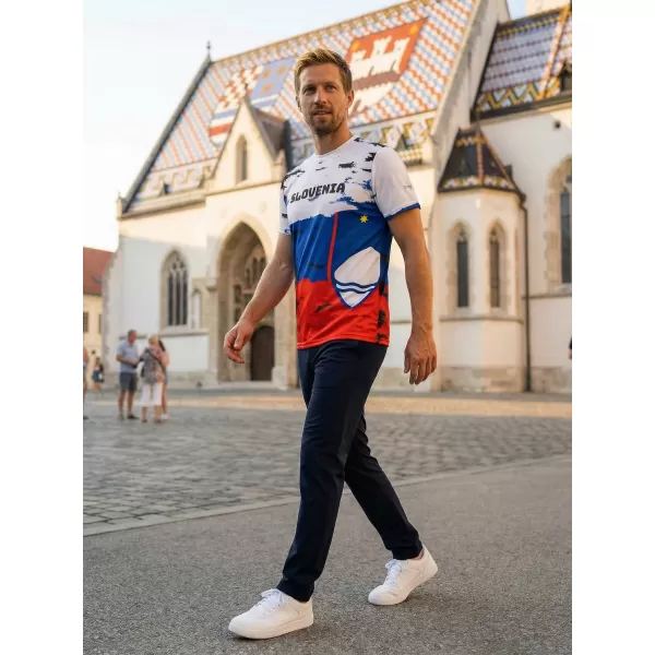  Premium-T-Shirt für Herren ALTISPORT VOJ/ALM036SI/TR01 SLOWENIEN 