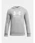Jungen-Sweatshirt UNDER ARMOUR UA RIVAL FLEECE BL HOODIE 1379791-011 GRAU