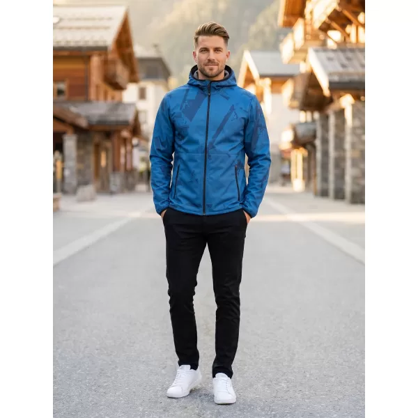  Premium-Softshelljacke für Herren ALTISPORT VOJ/ALM079JACK01 BLAU 