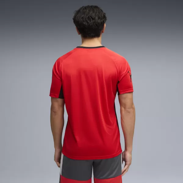  Funktions-T-Shirt für Herren PUMA INDIVIDUALLIGA GRAPH JERSEY 660578_01 PUMA ROT/PUMA WEIß 