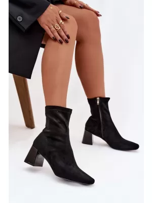 Damenschuhe mit Absatz BOTO OLIANNE 40587 SCHWARZ